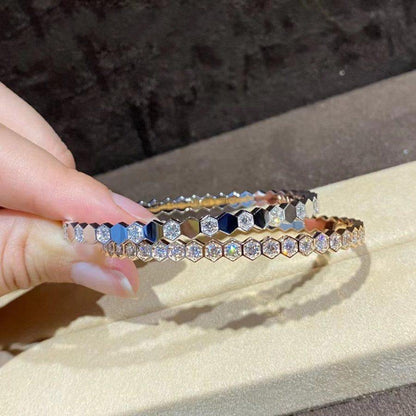 [Glow Muse]BEE LOVE GOLD BRACELET FULL DIAMOND
