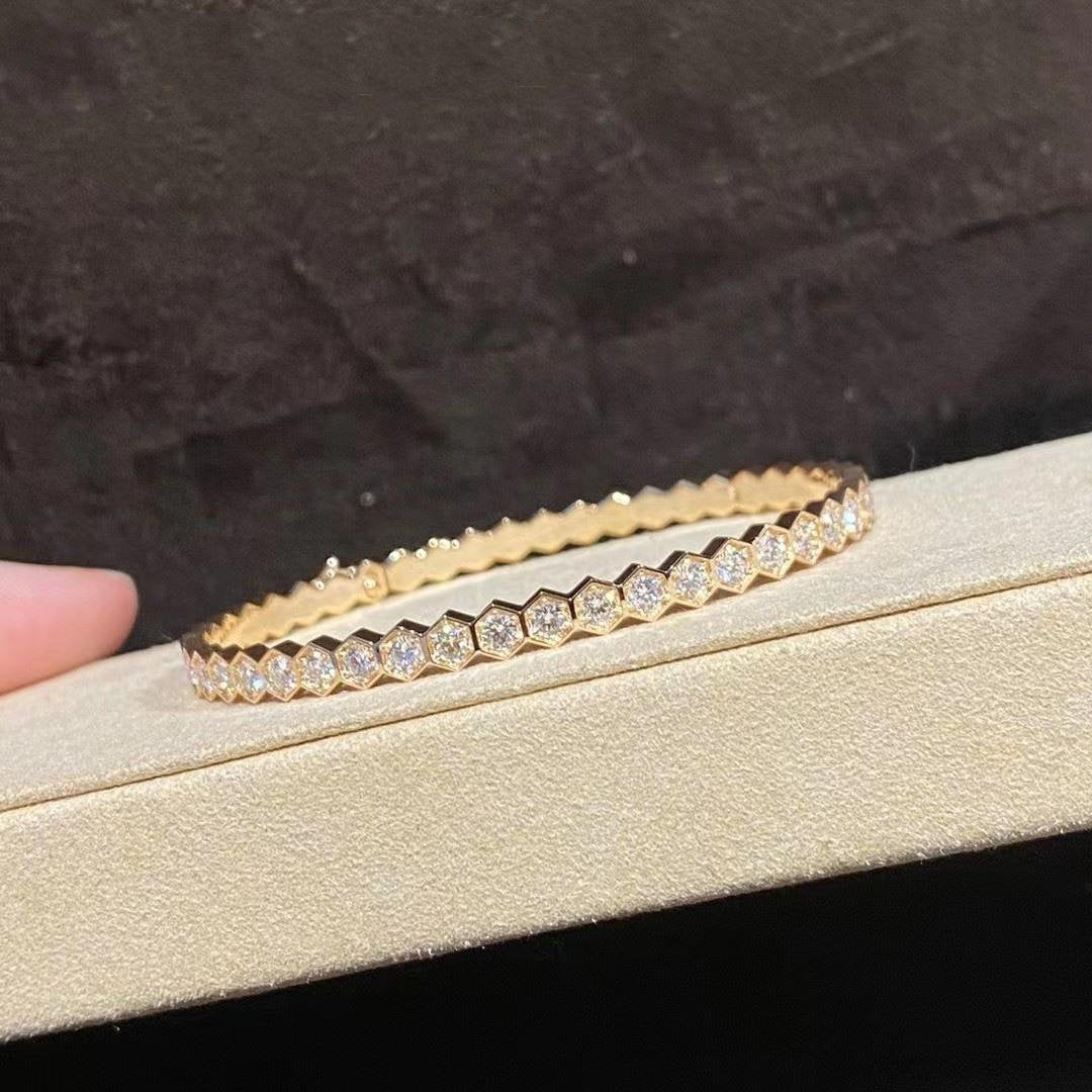 [Glow Muse]BEE LOVE GOLD BRACELET FULL DIAMOND