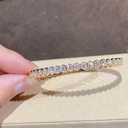[Glow Muse]BEE LOVE GOLD BRACELET FULL DIAMOND