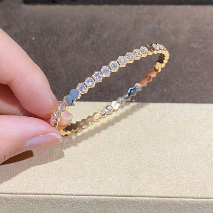 [Glow Muse]BEE LOVE GOLD BRACELET FULL DIAMOND
