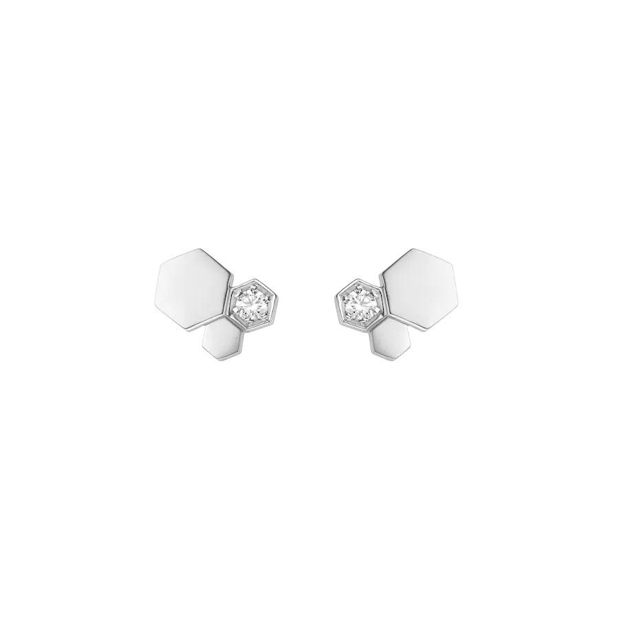 [Glow Muse]BEE LOVE SILVER DIAMOND EARRINGS