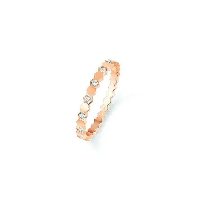 [Glow Muse]BEE LOVE RING PINK GOLD DIAMOND