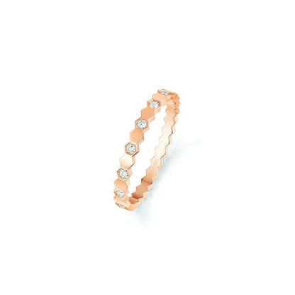 [Glow Muse]BEE LOVE RING PINK GOLD DIAMOND