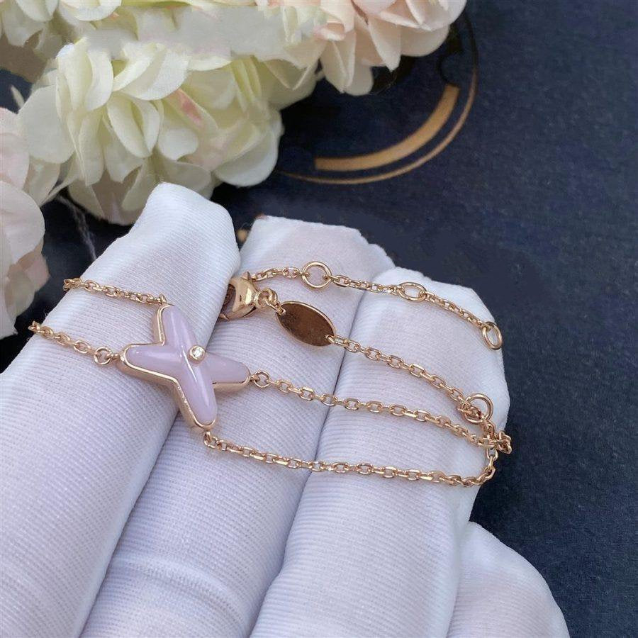 [Glow Muse]JEUX BRACELET PINK MOP PINK GOLD 1 DIAMOND