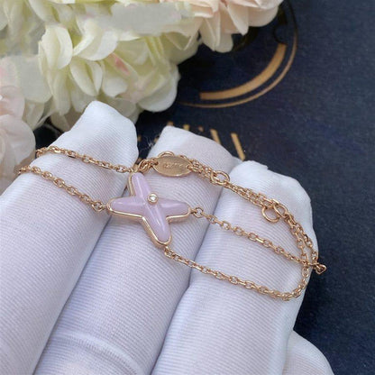 [Glow Muse]JEUX BRACELET PINK MOP PINK GOLD 1 DIAMOND