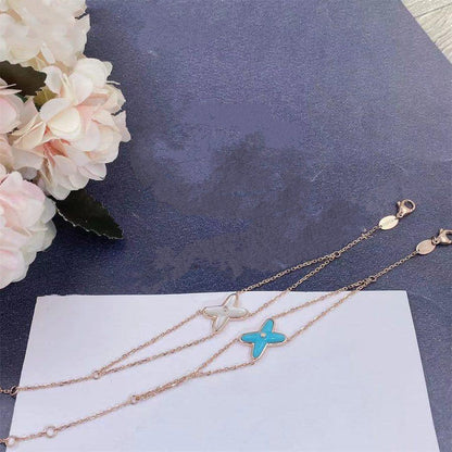 [Glow Muse]JEUX BRACELET TURQUOISE PINK GOLD 1 DIAMOND