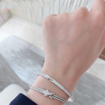 [Glow Muse]JEUX DE BRACELET DIAMONDS SILVER