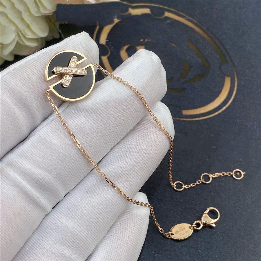 [Glow Muse]JEUX DE BRACELET ONYX PINK GOLD DIAMOND