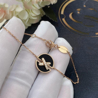 [Glow Muse]JEUX DE BRACELET ONYX PINK GOLD DIAMOND