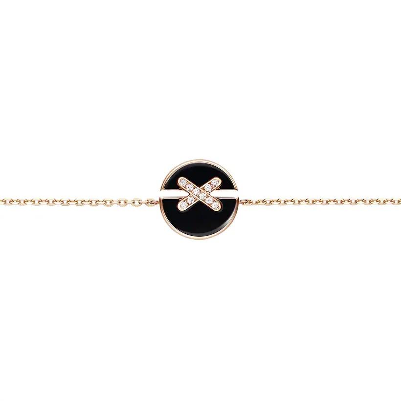 [Glow Muse]JEUX DE BRACELET ONYX PINK GOLD DIAMOND