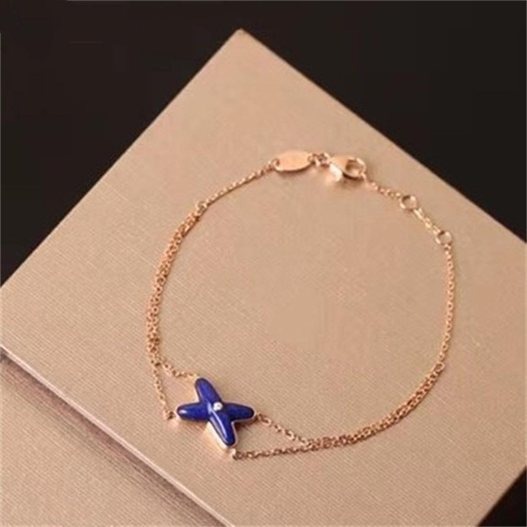 [Glow Muse]Hollow Design Four-Leaf Clover Flower Shape Ring