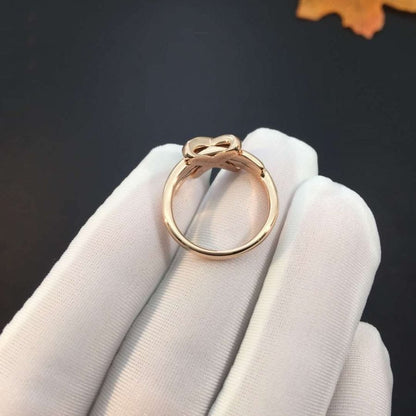 [Glow Muse]JEUX DE PINK GOLD DIAMOND RING