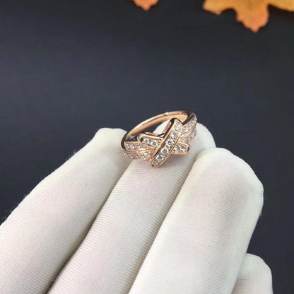 [Glow Muse]JEUX DE RING PINK GOLD DIAMOND