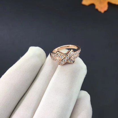 [Glow Muse]JEUX DE RING PINK GOLD DIAMOND