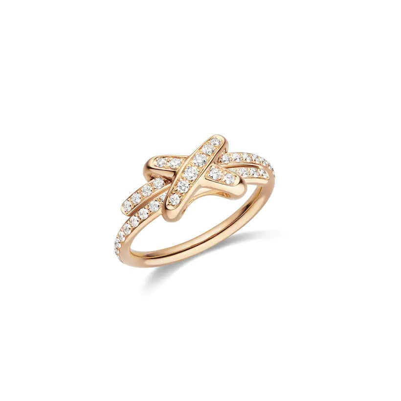 [Glow Muse]JEUX DE RING PINK GOLD DIAMOND
