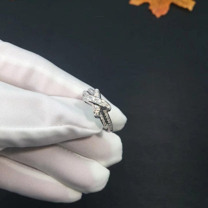 [Glow Muse]JEUX DE SILVER DIAMOND RING