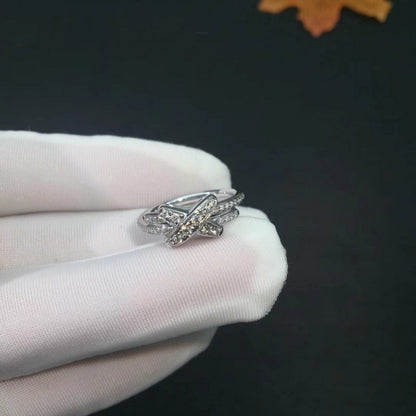 [Glow Muse]JEUX DE SILVER DIAMOND RING