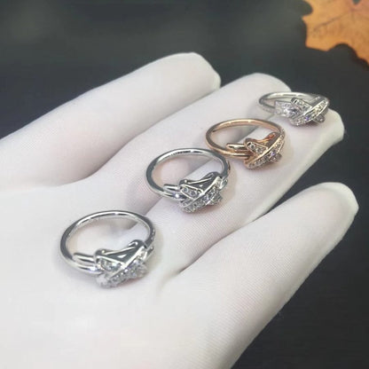 [Glow Muse]JEUX DE SILVER DIAMOND RING