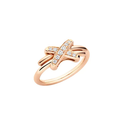 [Glow Muse]JEUX DE PINK GOLD DIAMOND RING