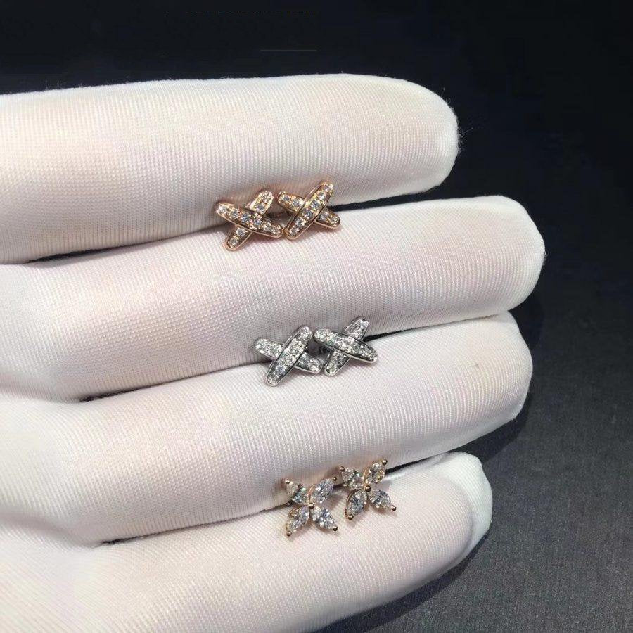 [Glow Muse]JEUX DE DIAMOND EARRINGS