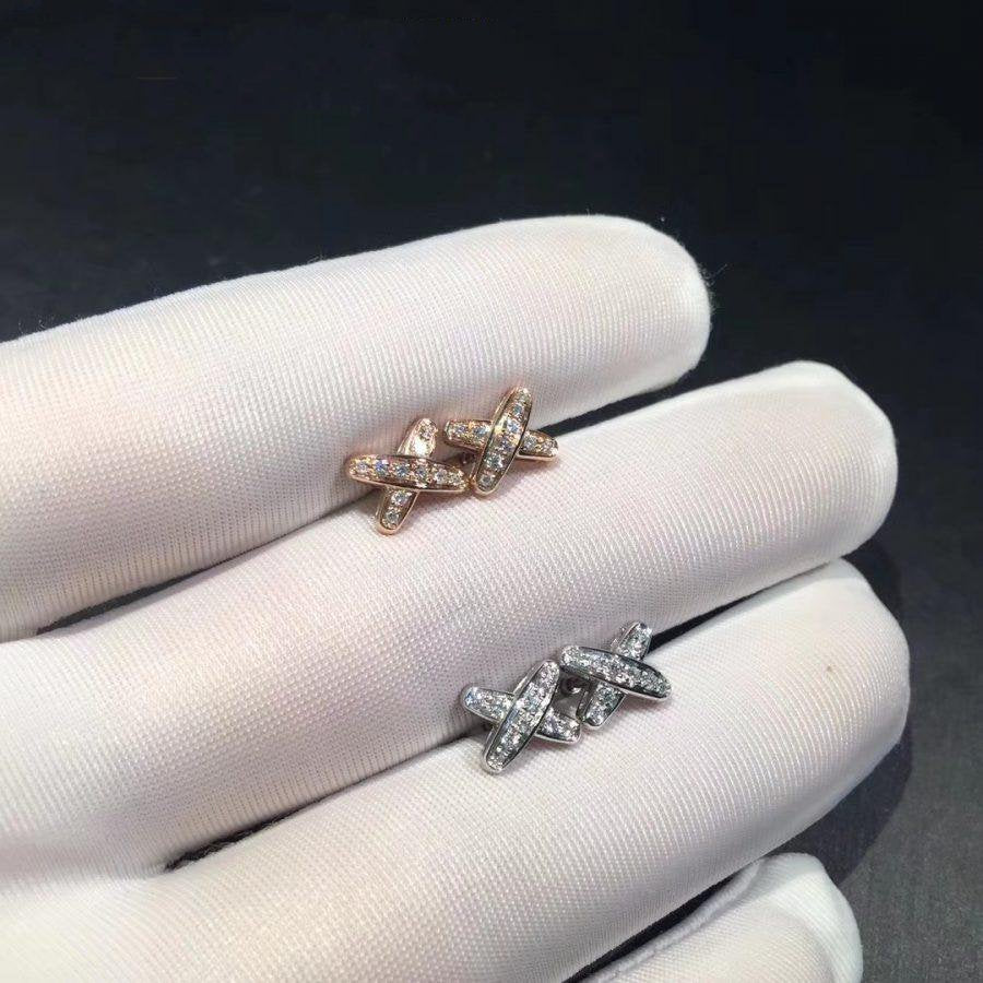 [Glow Muse]JEUX DE DIAMOND EARRINGS