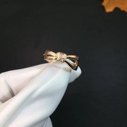 [Glow Muse]LIENS RING PINK GOLD DIAMOND