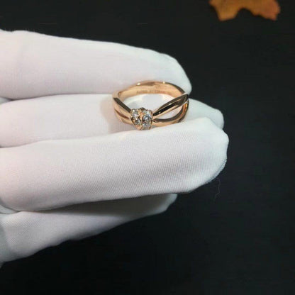 [Glow Muse]LIENS RING PINK GOLD DIAMOND