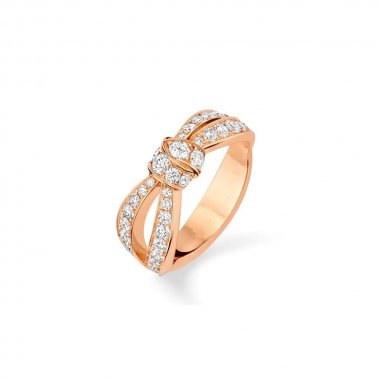 [Glow Muse]LIENS PINK GOLD DIAMOND RING