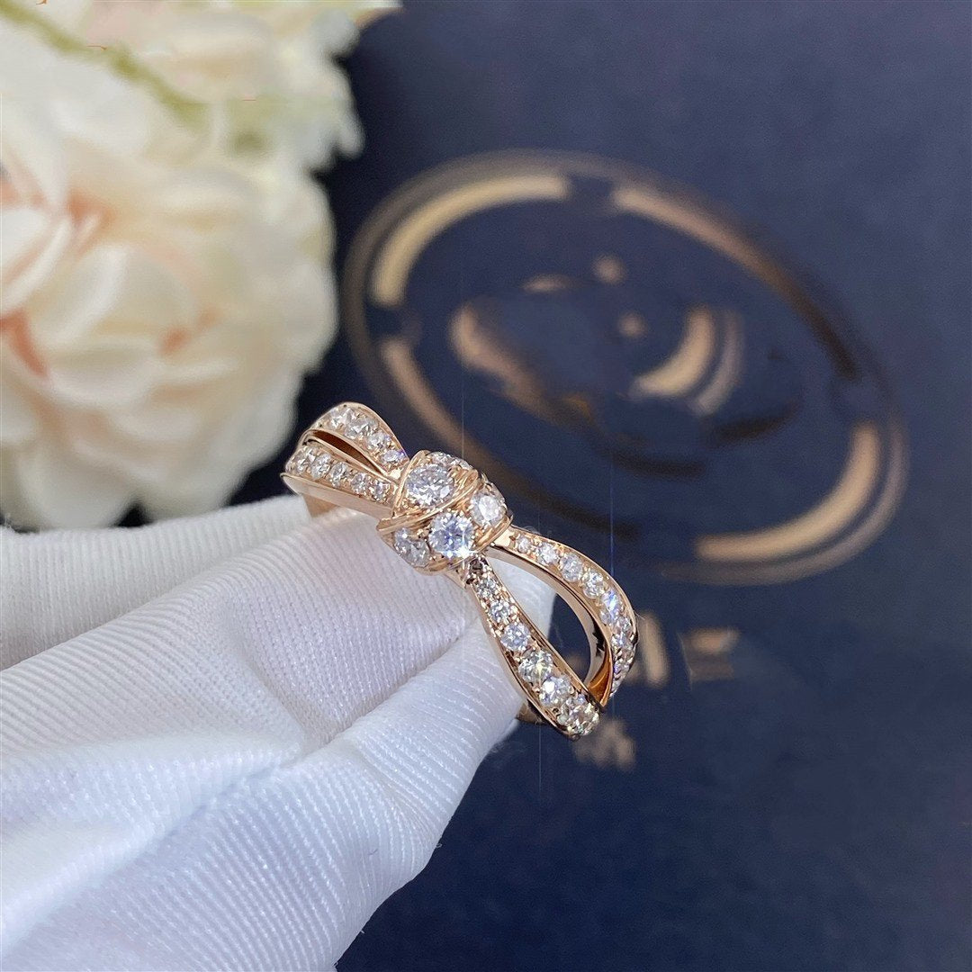[Glow Muse]LIENS PINK GOLD DIAMOND RING