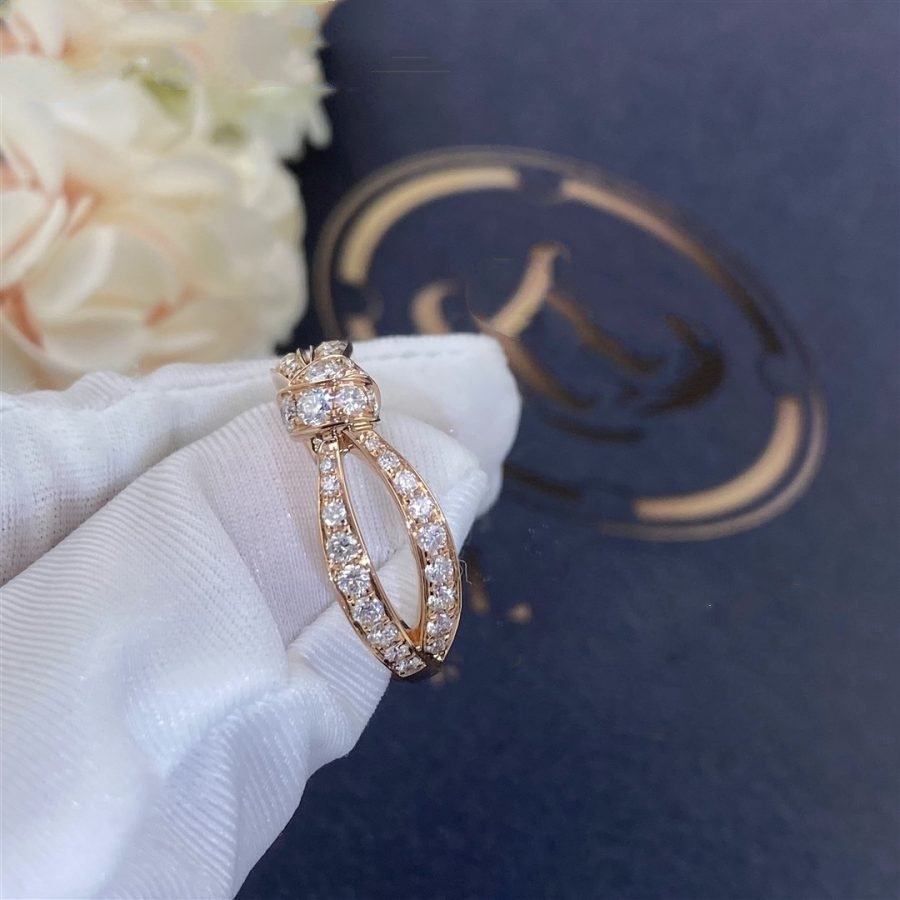 [Glow Muse]LIENS PINK GOLD DIAMOND RING
