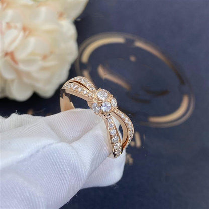 [Glow Muse]LIENS PINK GOLD DIAMOND RING