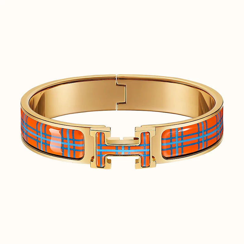 [Glow Muse]H TARTAN BRACELET 12MM