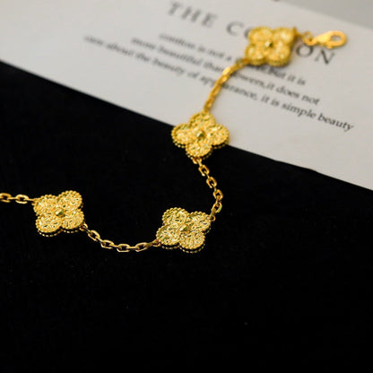[⭐Glow Muse]CLOVER 5 MOTIFS BRONZING BRACELET