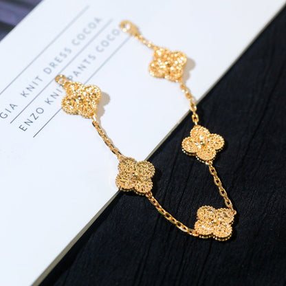 [⭐Glow Muse]CLOVER 5 MOTIFS BRONZING BRACELET