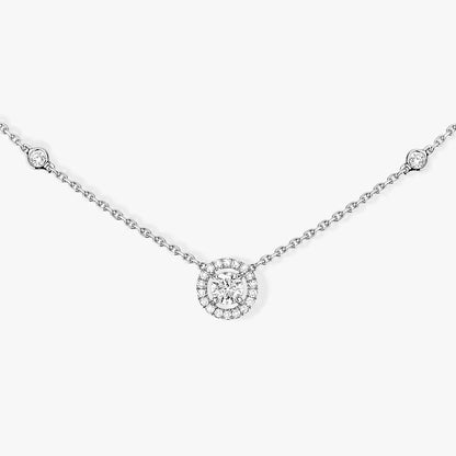 [Glow Muse]Diamond Necklace 0,20ct Brilliant Shape Joy