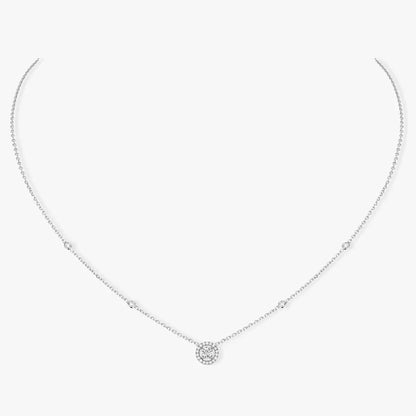 [Glow Muse]Diamond Necklace 0,20ct Brilliant Shape Joy
