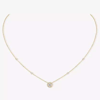 [Glow Muse]Diamond Necklace 0,20ct Brilliant Shape Joy