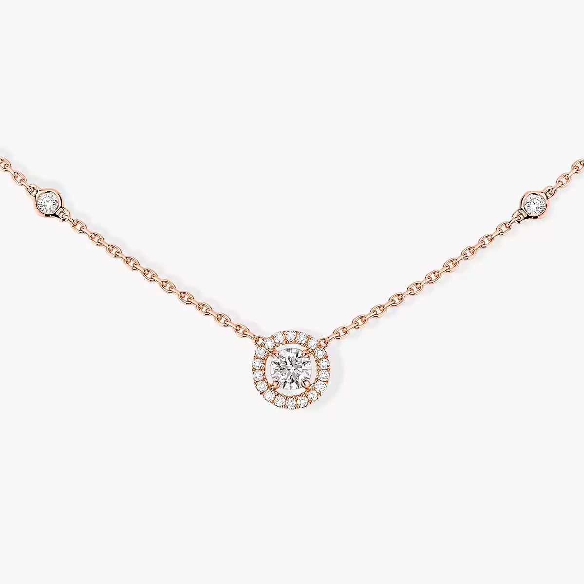 [Glow Muse]Diamond Necklace 0,20ct Brilliant Shape Joy