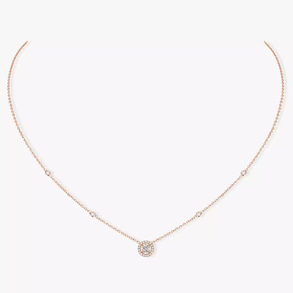 [Glow Muse]Diamond Necklace 0,20ct Brilliant Shape Joy