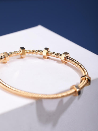 [Glow Muse jewelrys]CT THREADED BRACELET