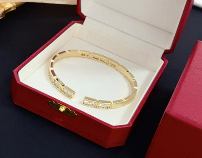 [Glow Muse jewelrys]LOVE DIAMOND OPEN  BRACELET