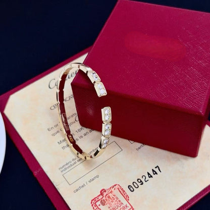 [Glow Muse jewelrys]LOVE DIAMOND OPEN  BRACELET