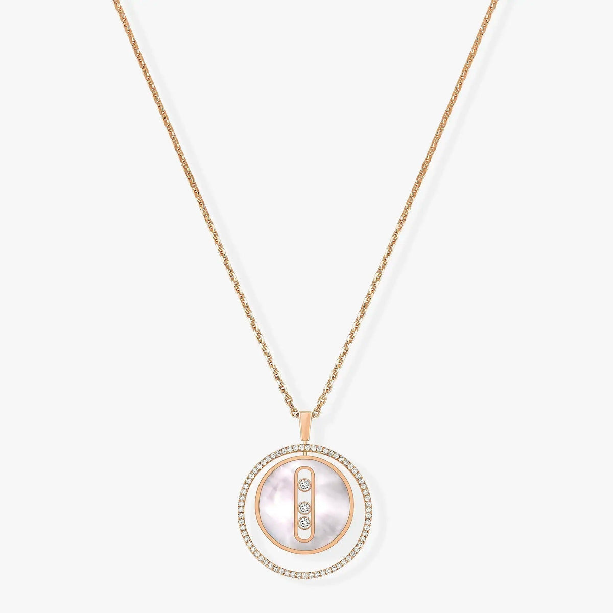 [Glow Muse]Demo MOVE MM NACRE BLANCHE DIAMOND NECKLACE