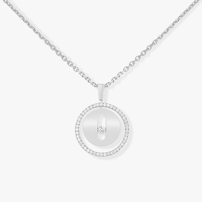 [Glow Muse]Demo MOVE PM NECKLACE SILVER DIAMOND