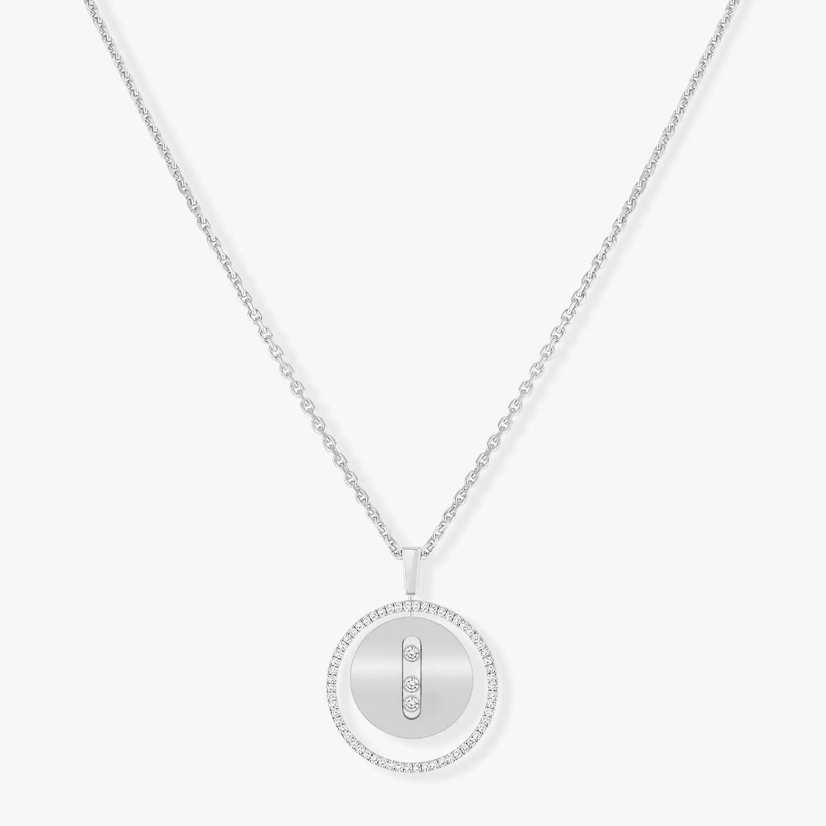 [Glow Muse]Demo MOVE MM SILVER DIAMOND NECKLACE