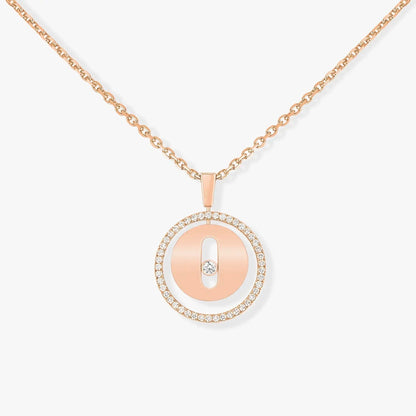 [Glow Muse]Demo MOVE PM NECKLACE PINK GOLD DIAMOND