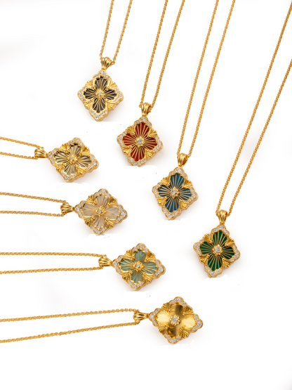 [⭐Glow Muse] B.C.L BIG SIZE  ENAMEL NECKLACE（Various colors）