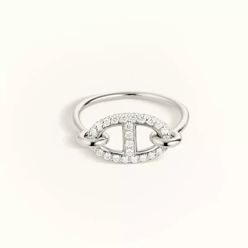 [Glow Muse]RONDE SMALL SILVER DIAMOND RING