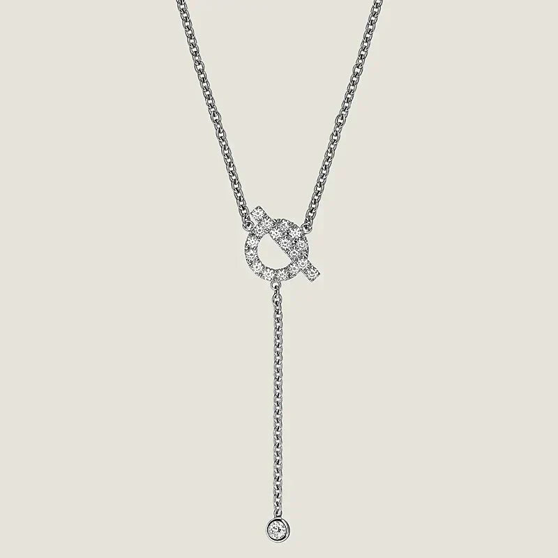 [Glow Muse]FINESSE SILVER DIAMOND NECKLACE