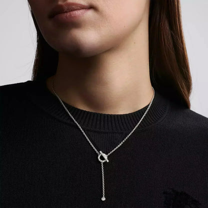 [Glow Muse]FINESSE SILVER DIAMOND NECKLACE